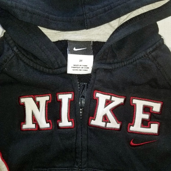 Vintage Nike Bold Baby Hoodie Sweater Zipper 2T - Picture 5 of 8